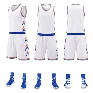 ชุดบาสเกตบอลระบายอากาศได้ดีชุดบาสเก็ตบอลพิมพ์ลายมืออาชีพวัสดุดี - Product Image 6