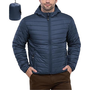 Chaqueta de Plumón para Hombre, Diseño Nuevo, de Alta Calidad, Gruesa, con Cierre, Estilo Burbuja - Product Image 1