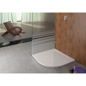 Quarter-Circle <b>Shower</b> <b>Tray</b> MUNA 900x900x30mm White by HOESCH - Product Image 3