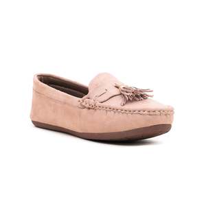 Mocassin beige pour femmes Robes de cocktail élégantes avec des chaussures confortables - Product Image 2