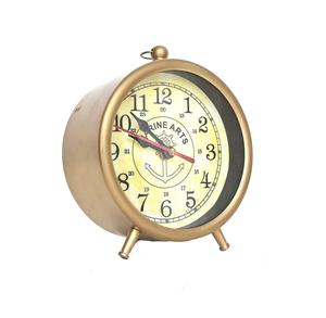 Reloj de mesa náutico antiguo de latón hecho a mano para decoración de oficina en casa reloj de escritorio náutico decorativo interior cantidad a granel personalizado - Product Image 1