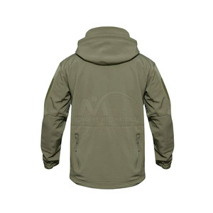 แจ็คเก็ตทหารมีฮู้ดสำหรับฤดูหนาว ลดราคาพิเศษ พร้อมโลโก้ด้านหน้า แห้งเร็ว กันลม ระบายอากาศได้ดี รับผลิตตามแบบ ขายส่งจากโรงงาน - Product Image 2