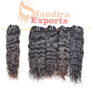 ผมต่อจากผมมนุษย์หยักศกขนาด8-32นิ้วมัดผมสีดำบริสุทธิ์สำหรับ100% - Product Image 4