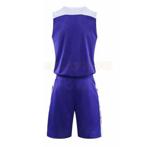 Service OEM Nouveau style Respirant Tailles fortes Ensembles Uniforme de basketball Haute qualité Couleur unie En vente - Product Image 2