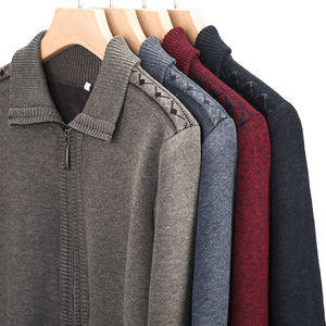 JAC22 R2265 Pull uni en nylon/coton pour homme, coupe ample, respirant, avec fermeture éclair sur le devant, pour l'automne et l'hiver - Product Image 4