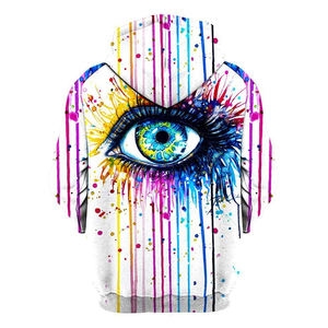 Sublimación sudaderas con capucha nueva llegada logotipo personalizado impresión hombres peso pesado ecológico 100% algodón transpirable al por mayor - Product Image 2