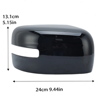 Coques de rétroviseurs latéraux pour Jeep Renegade BU 2015 2016 2017 2018-2022 Noir brillant Coque de rétroviseur de porte Accessoires de voiture