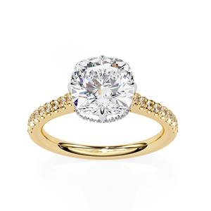 Anillo de Diamantes Naturales para Mujer en Oro Rosa con Certificado IGI para Colecciones de Novia y Pedidos de Joyería Personalizada, Anillo de Diamantes para Ella - Product Image 5