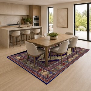 <b>RUGS</b> DEPOT LXDP-0372 Wholesale Multicolor Neutral Modern Vintage Digital Printed Machine Washable Chenille Area <b>Rug</b> <b>Non</b> <b>Slip</b> - Product Image 4