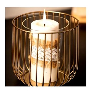 Modern Metal Christmas Votive Holder Elegant Home <b>Decoration</b> Pillar for <b>Parties</b> - Product Image 6