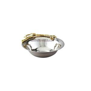 Plat à chips décoratif en bois martelé Leeber Golden Vine - Product Image 6