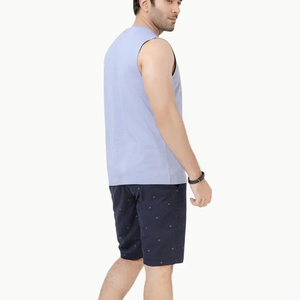 Camiseta Deportiva de Gimnasio 100% Algodón al por Mayor, Camiseta sin Mangas para Entrenamiento, Culturismo, Camiseta sin Mangas para Hombre, Antiarrugas, de Secado Rápido - Product Image 4