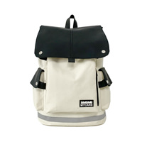 Nouveau Sac à Dos pour Ordinateur Portable Écologique en Tissu Oxford Imperméable avec Fermeture Éclair Grande Capacité pour Étudiants Personnalisable