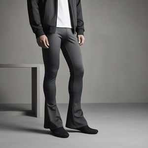 Gimnasio Fitness Wear Flared Legging Hombres Gym Ejercicio Compresión Flare Legging Hombres Capa base Athletic Compresión Flare Legging - Product Image 4