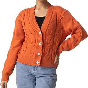 Cardigan pour femmes, tricot doux, manches longues, léger, chaud, décontracté, confortable, élégant - Product Image 1