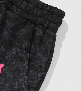 Pantalones cortos de estilo deportivo personalizados de alta calidad, pantalones cortos de algodón a la moda para hombres, pantalones cortos con cordón de cintura elástica lavados a la piedra - Product Image 3