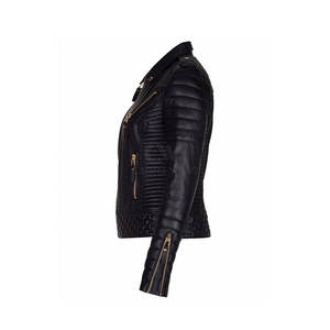 Chaqueta de Cuero para Mujer, Diseño Clásico 2025, Tejido de Alta Calidad, Transpirable, Secado Rápido, con Logotipo Frontal, en Venta - Product Image 5