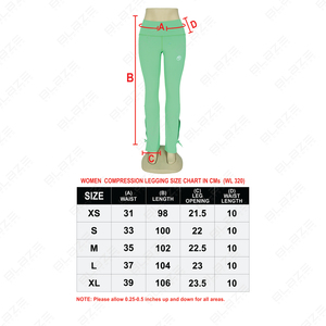 Blaze Fight Wear personalizado de cintura alta transpirable cintura elástica Yoga Leggings de secado rápido antiestático - Product Image 6