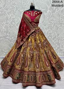 Lehenga choli ที่สวยงามด้วยด้ายและงาน dori - Product Image 3