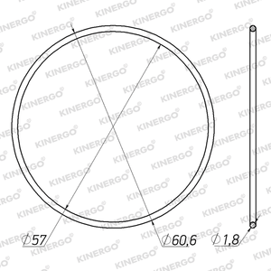Anillo de Sellado ORCH08 para ORCH08 10" (A604, A606, 41TE, 42LE); 62TE - Product Image 2