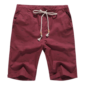 Pantalones Cortos de Playa para Hombre 2024, 100% Algodón, Resistentes al Viento, Corte Clásico, Casuales, Verano, Color Liso, Estilo Cargo - Product Image 2