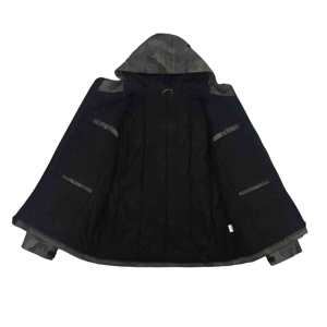 Nouvelle veste softshell unisexe à capuche, résistante à l'eau et au vent, et résistante aux rayures, avec doublure en polaire ajoutée - Product Image 4