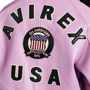 Nouvel arrivage Avirex Bomber en cuir de vachette véritable pour hommes, meilleures ventes, vestes sur mesure, grande taille, nouvelle collection, prix bon marché - Product Image 4
