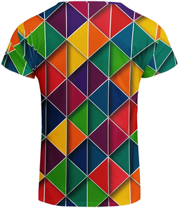 เสื้อยืดโพลีเอสเตอร์สำหรับผู้ชายพิมพ์ลายเสือ3D สบายพิมพ์ลาย100% ใส่โลโก้ได้ตามต้องการ - Product Image 2
