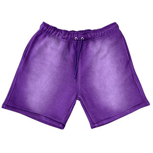 Pantalones Cortos de Lona de Algodón con Dobladillo sin Rematar, Lavado Ácido Vintage, Estilo Urbano, Cintura Media Elástica, Transpirables, Lisos, para Hombre - Product Image 2