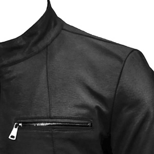 Chaqueta Casual de Verano para Hombre, de Cuero Genuino Marrón, Ecológica, Personalizada, de la Mejor Calidad, con Forro 100% Poliéster, Venta al Por Mayor - Product Image 6