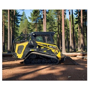 Powerful ASV RT-120 forestry track loader with 45GPM high flow <b>hydraulic</b> system and heavy duty brush <b>cutter</b> guard - Product Image 5