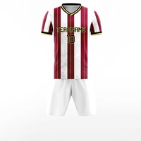 Uniforme de Fútbol Personalizado para Hombre Adulto con Colores y Logotipos Personalizados, Manga Corta, 100% Poliéster, Secado Rápido y Transpirable