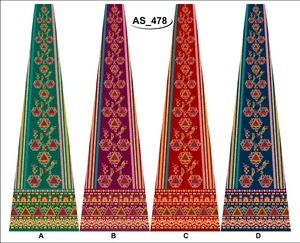 Georgette digital print fabric make to fancy dress <b>material</b> - Product Image 5