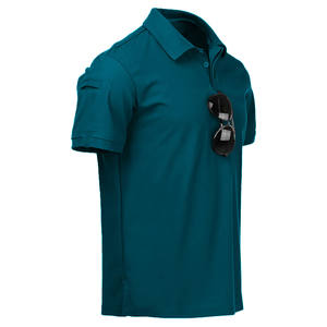 Polo en polyester décontracté de haute qualité pour hommes, design tendance et élégant avec des motifs uniques, polos - Product Image 1