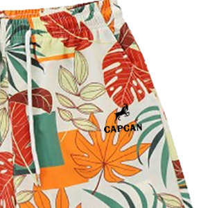 Shorts de sport pour hommes, style streetwear, en coton uni imprimé, couleurs personnalisées, séchage rapide, respirant, confortable, fermeture à cordon - Product Image 3