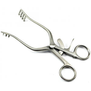 Weitlaner 13cm Rétracteur à retenue automatique en acier inoxydable de haute qualité 3X3 Instruments chirurgicaux tranchants et émoussés Chirurgie générale manuelle - Product Image 2