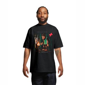 เสื้อยืดผ้าฝ้ายพรีเมี่ยมสีดำ220แกรมเสื้อทีเอฟพิมพ์ลายกราฟิกเสื้อยืดอเมริกันแนวสตรีทเสื้อผ้าแฟชั่นเสื้อผ้าลำลองในเมือง - Product Image 3