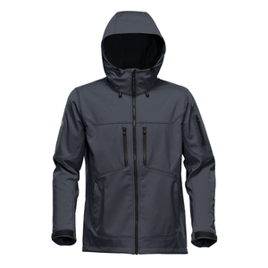 Veste Softshell de randonnée sur mesure de nouvelle conception pour adultes, fabrication en usine, prix de gros, vestes Softshell pour hommes - Product Image 4