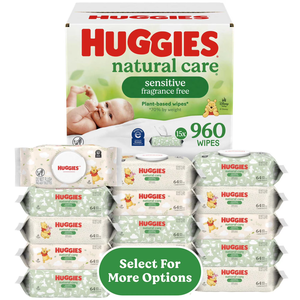 Lingettes pour bébé HUGGIES Simply Clean Fresh Scented, paquet souple (9 paquets, 576 lingettes au total), sans alcool, hypoallergéniques - Product Image 1