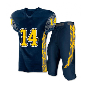 Jersey de Fútbol Americano Personalizado con Bordado, para Hombre, Tallas Grandes, Nuevo, 100% Poliéster, Transpirable, Uniforme Sublimado - Product Image 3