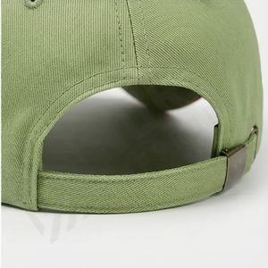 หมวกยีนส์ปักโลโก้แบบกำหนดเอง หมวกเบสบอลทรง 6 แผง ผ้าฝ้าย 100% สไตล์วินเทจ ลุคทำเก่า ยูนิเซ็กซ์ - Product Image 6