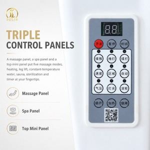 Chaise de massage électrique pour shampoing avec lumière LED, arche de brumisation, unité de lavage en position allongée, équipement de spa capillaire pour salon - Product Image 4