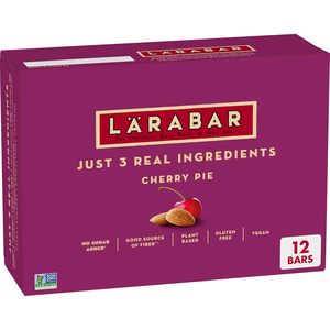 Barras de Frutas y Nueces Larabar Sabor Pastel de Cereza, Sin Gluten y Veganas, 12 Barras, 20.4 oz - Product Image 1