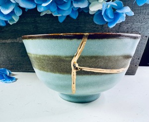 Ceramic <b>Blue</b> Designer Decorative <b>Bowl</b> Artistic Accent Perfect For Wedding Gift Festive Decoration Kitchen Storage Or Stylish Use - Product Image 3