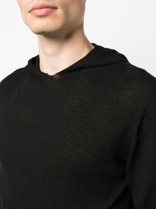 2023 Sudadera con capucha elegante de marca de alta calidad para hombres de manga larga de Color negro liso sudaderas con capucha para hombres - Product Image 5