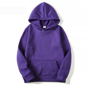 Logo personnalisé couleur unie décontracté vêtements d'hiver 2025 gros teint uni lâche blanc poids lourd solide pull à capuche - Product Image 3