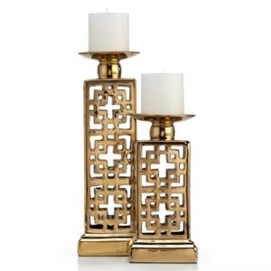 Wholesale customizable metal candle holder is versatile enough to complement rustic,or vintage interior styles effortlessly - Product Image 5