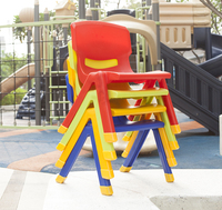 Vente en gros de chaise de jardin d'enfants chaise empilable d'école en plastique pour pépinière chaise de haute qualité de 18 pouces pour enfants