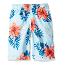 Shorts de bain mi-longs pour hommes 100 % polyester, extensibles dans quatre directions, motif uni, écologiques, décontractés, autres tissus 2026