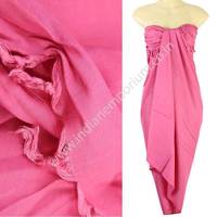 Couleur unie Sarong dans Beaucoup De Couleurs